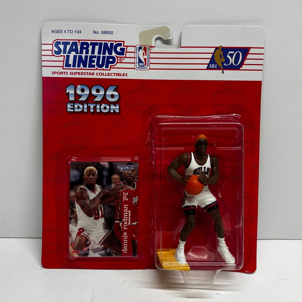 1996 Starting Lineup Dennis Rodman Chicago Bulls NBA Figure Kenner 68850 New